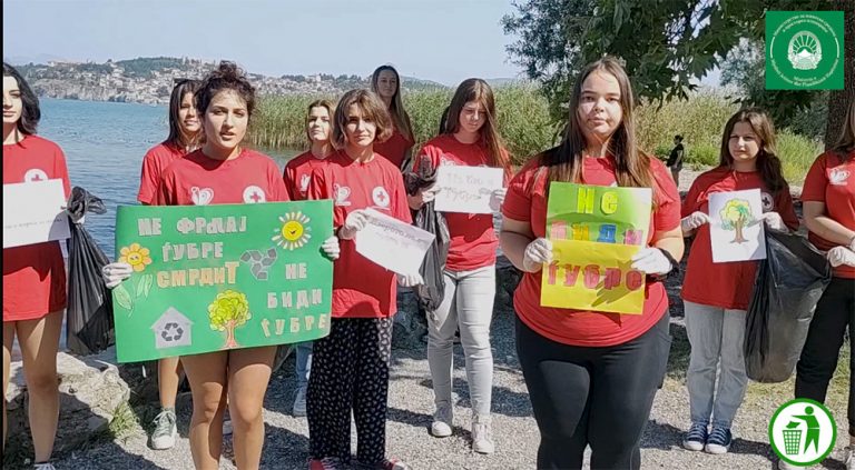 ВИДЕО: Во Охрид реализиран проектот „Чисто езеро-светла иднина“