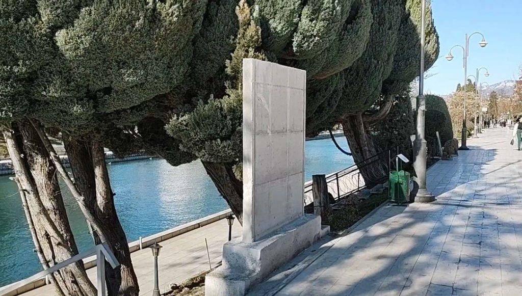 Бесправно се гради споменик на Косово во Струга