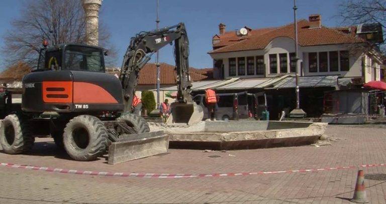 Се отстранува фонтаната на плоштадот Крушевска република