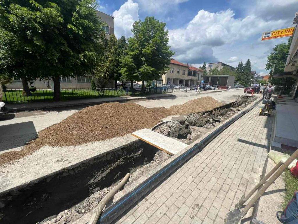 Нова водоводна линија на ,,Македонски просветители”