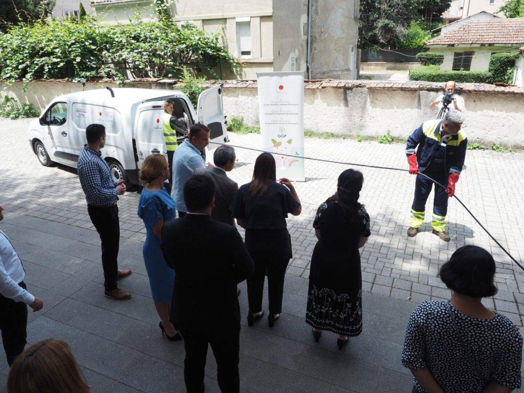 Комунално возило за Охрид донација од Јапонска амбасада