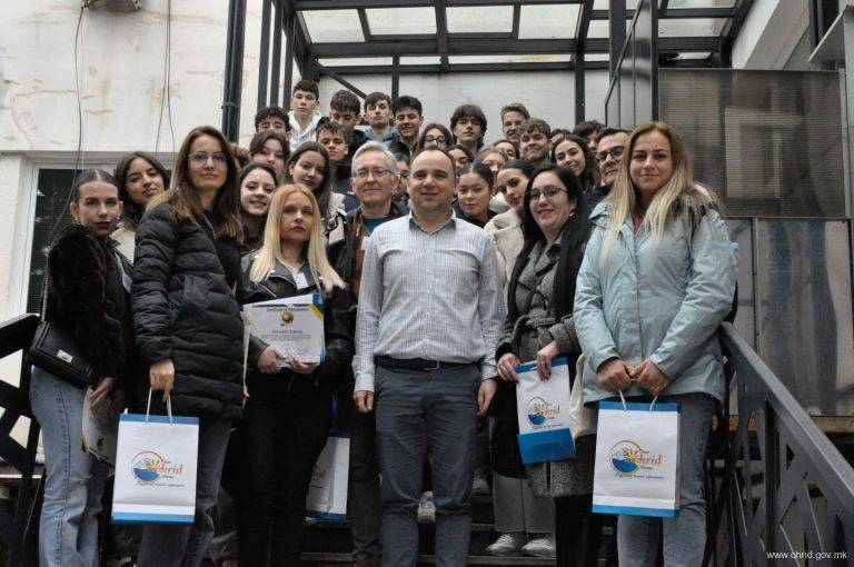 Во посета на Општина Охрид  учениците и професори од Белгија, Шпанија и Турција