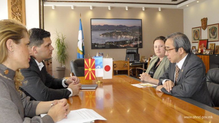 Градоначалникот Пецаков оствари средба со јапонскиот амбасадор