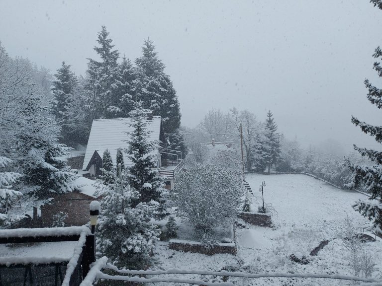 ФОТО: Снежна утринска идила во Горна Белица
