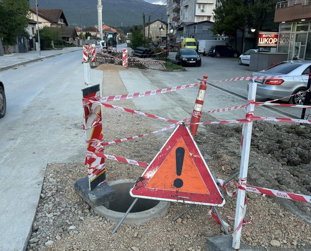 Продолжува изградбата на атмосферска канализација на улица ,,Гоце Делчев”