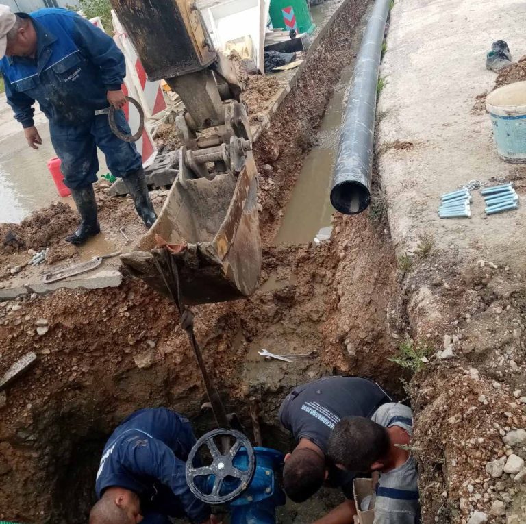 Нова водоводна линија за новиот комплекс згради кај хотелот „Далјан“