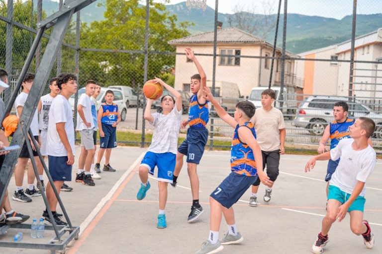 Успешен хуманитарен  турнир Street Basket 3х3 „Од деца за деца“