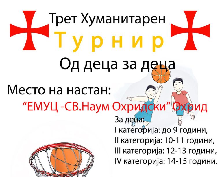 Трет хуманитарен турнир Street Basket 3х3 „Од деца за деца“ Охрид 2024