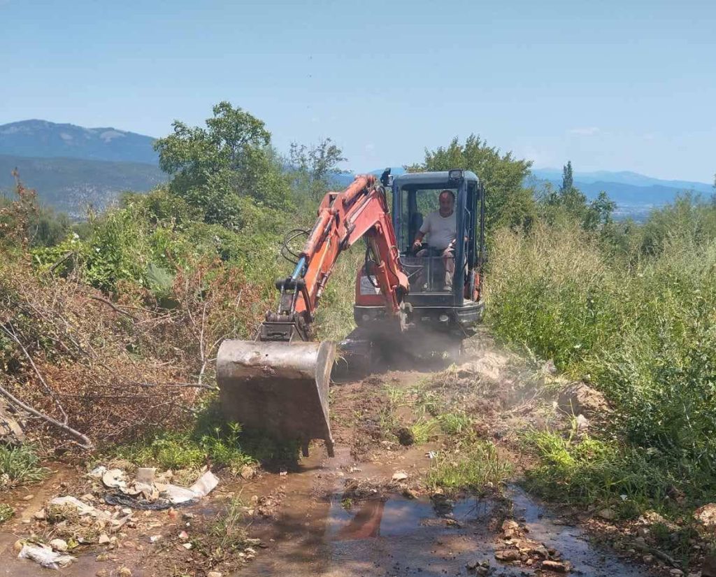 Започна изградба на сервисна улица С4 во општина Вевчани