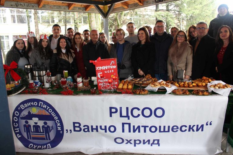 Хуманитарен Новогодишен настан во угостителското училиште
