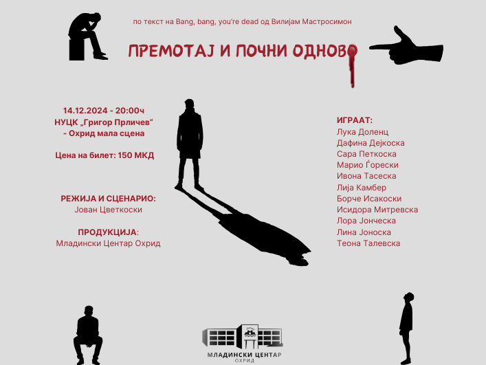 Претставата од Младински Центар „Премотај и почни одново“ повторно пред охриѓани