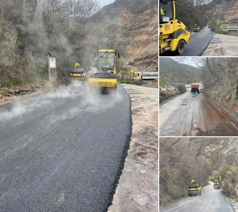 Се асфалтира патот кон село Куратица