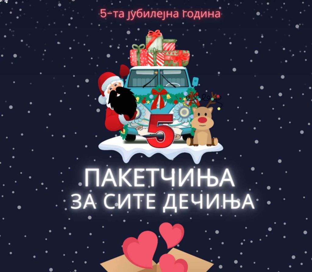  Почнува хуманитарната акција „Пакетчиња за сите дечиња – СЕЗОНА 6“ 