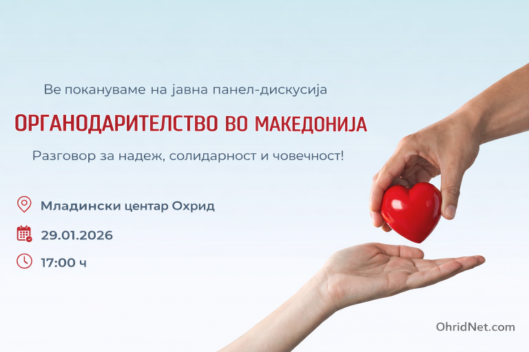 Органодарителство: Јавна панел-дискусија за живот, надеж и солидарност