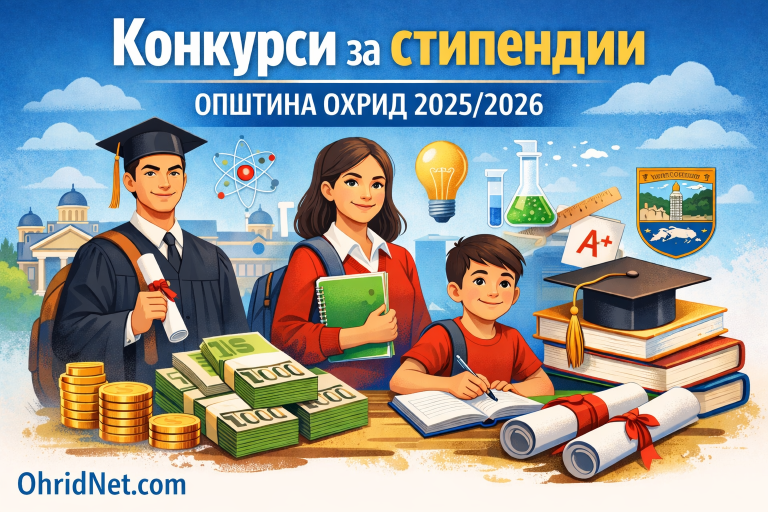 Познати добитниците на ученички стипендии во Охрид
