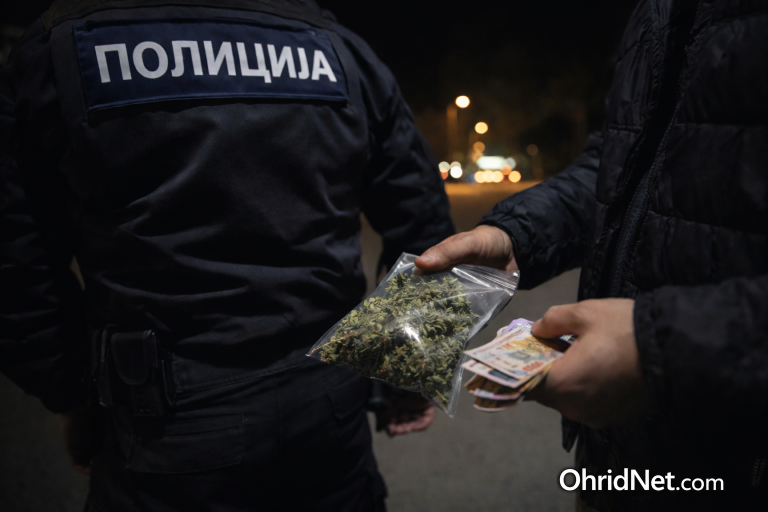 Фатен при продажба на марихуана: Пријава за 36-годишник од Велешта