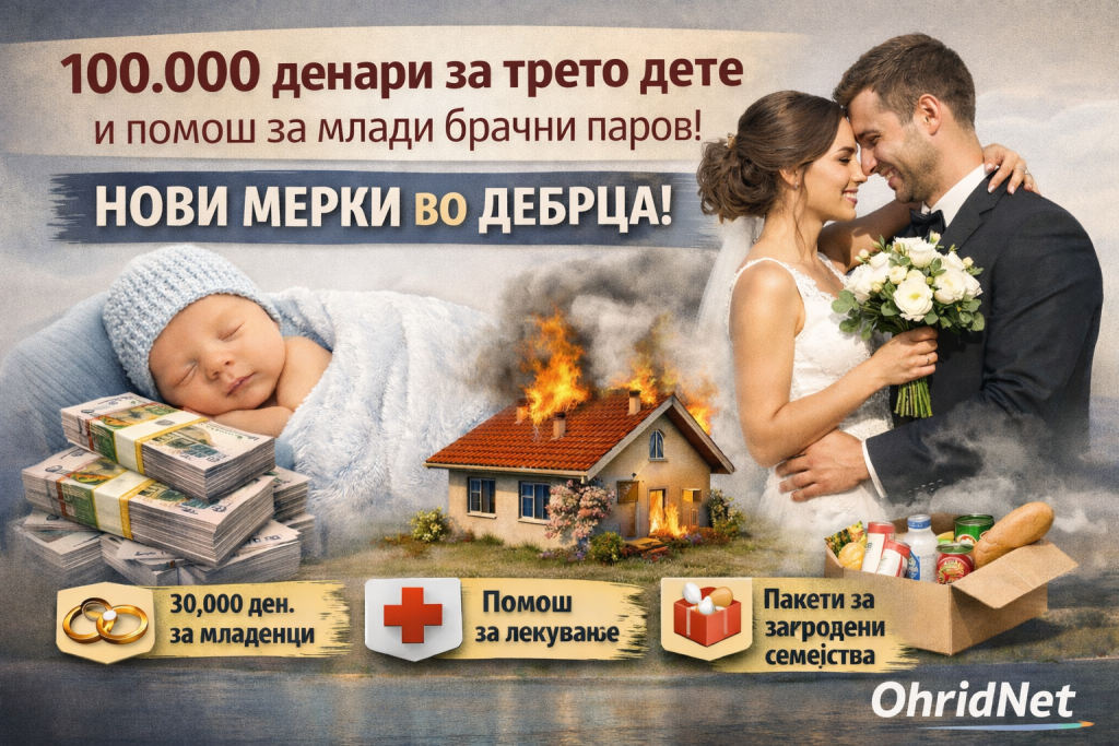 Финансиска инјекција за семејствата во Дебрца: Поддршка за новороденчиња, бракови и помош за ранливите