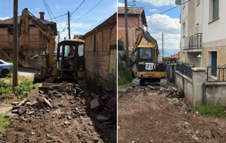 Започна реконструкција на улицата „Костојчини“ во Вевчани