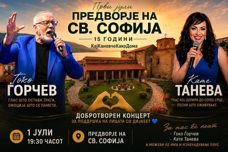 Добротворен концерт во Охрид по повод 15 години „Кај Каневче како дома“