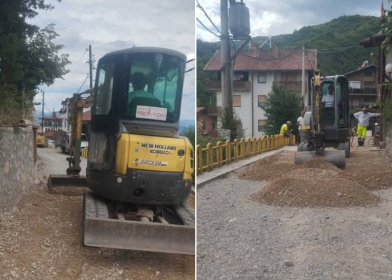 Во Вевчани продолжува реконструкцијата на улицата „Костојчини“ – следуваат активности за асфалтирање