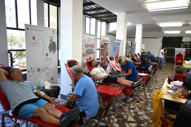 На регионалната летна крводарителска акција во Охрид собрани 97 крвни единици