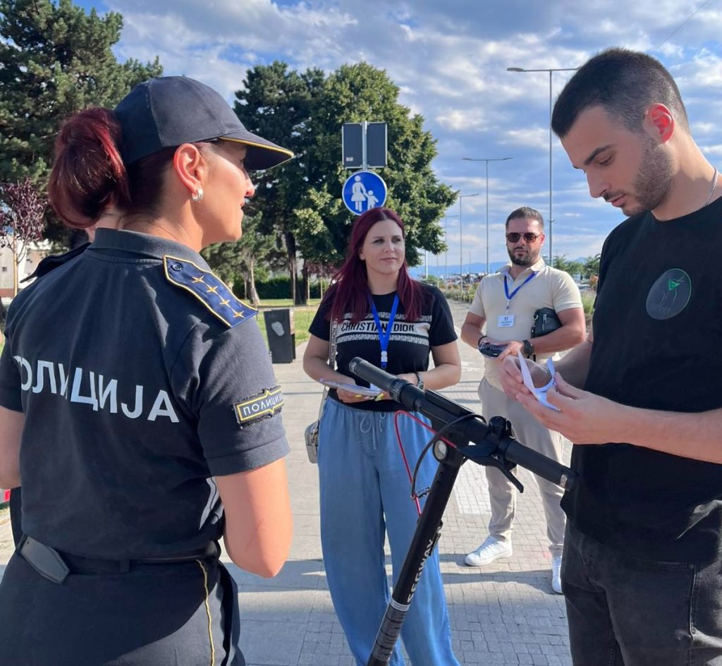 СВР Охрид и Општинскиот совет за безбедност со кампања за безбедно возење електрични тротинети