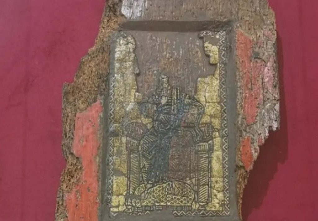 Ретка мозаична икона од XIV век трајно изложена во Охрид