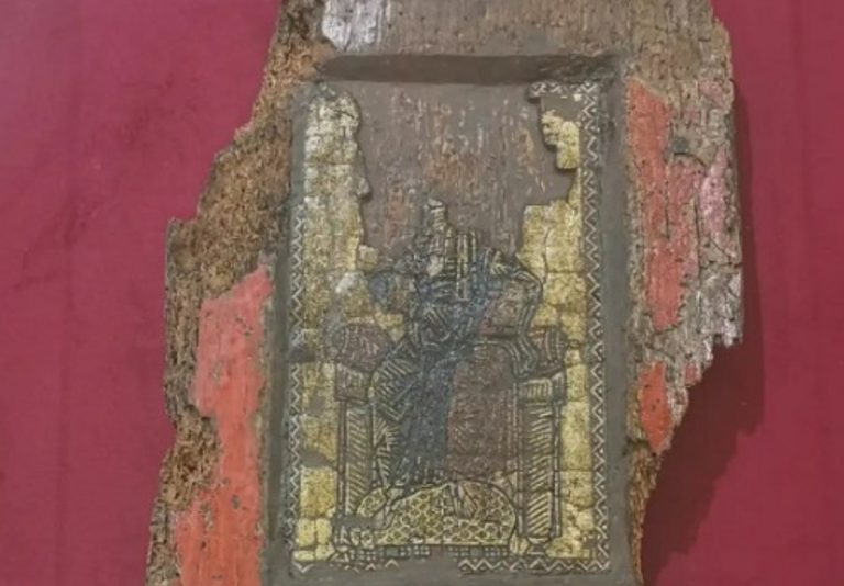 Ретка мозаична икона од XIV век трајно изложена во Охрид